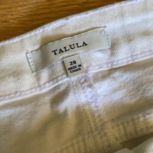 Aritzia 🤍 Talula White Jean Shorts - Picture 2 of 5